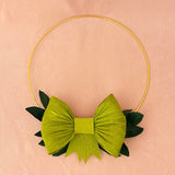 Perfect Bow Hoop Wreath