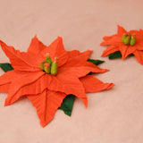 Poinsettia Clip